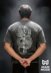 Dragon Oversized Acid Washed T-Shirt