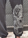 Dragon Graphic Oversized Trouser (BLACK)